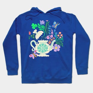 Floral Teapot Hoodie